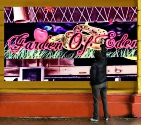 Garden of Eden sign